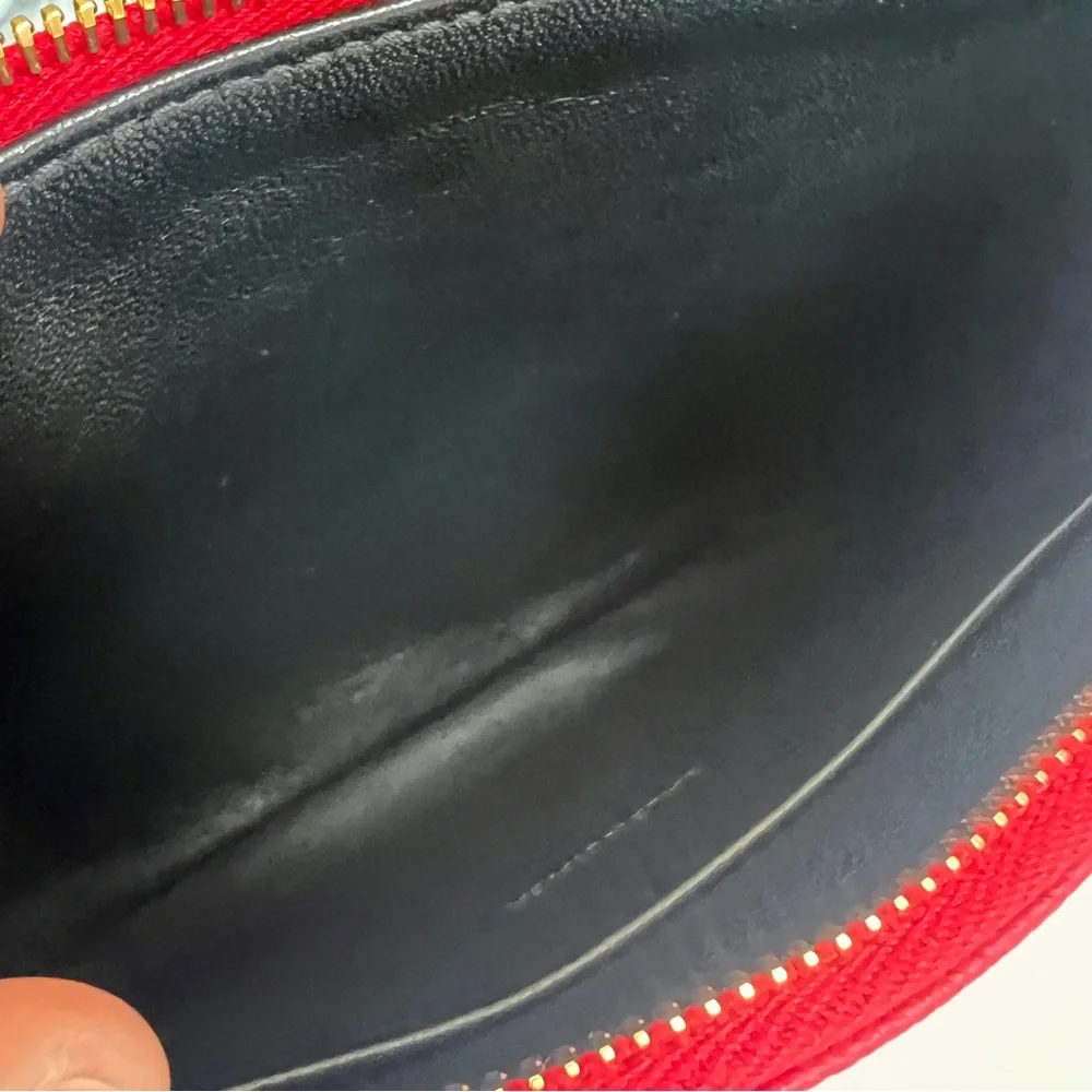 Balenciaga Medium Ville Pouch Clutch – Red – NWOT – 100% Authentic
